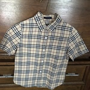 Boys Burberry Shirt